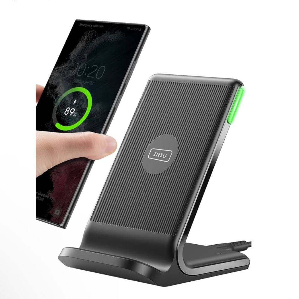 Black Wireless Charger Stand